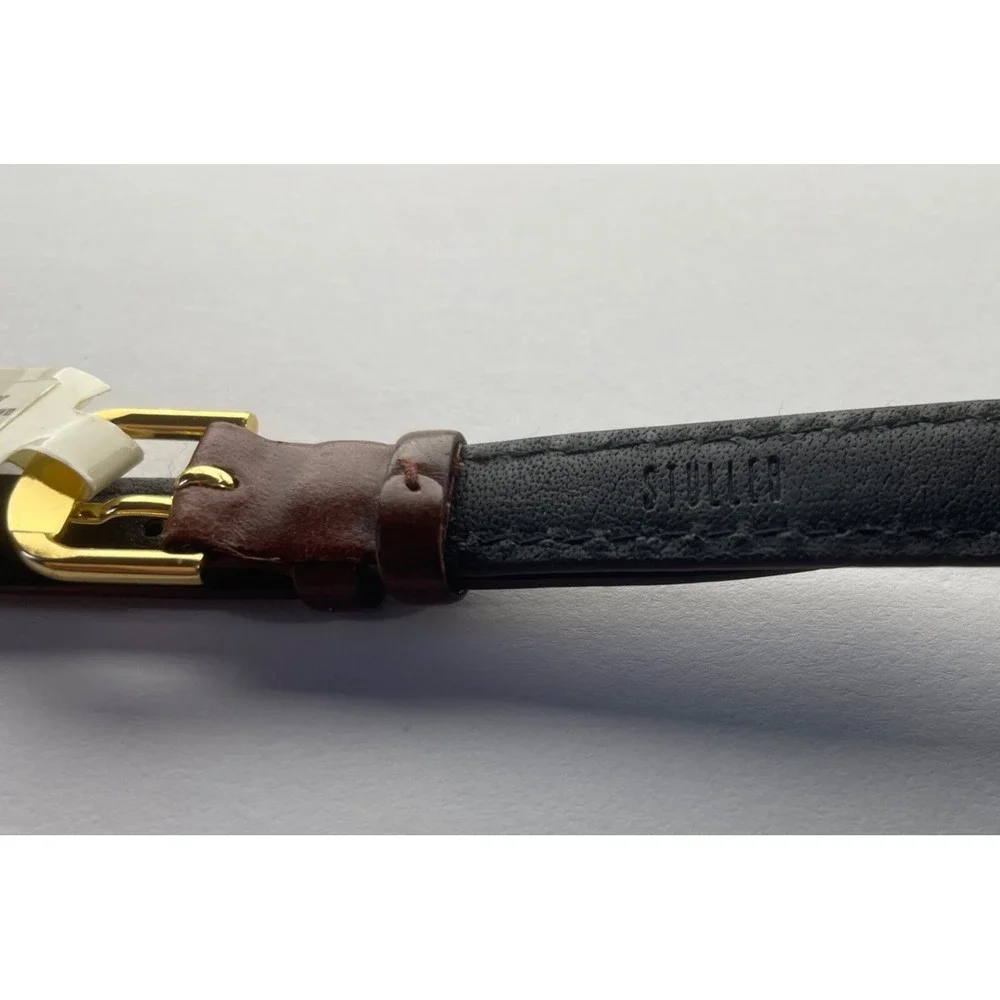 Stuller‎ 12mm Saddle Leather Ladies Brown Watch Band